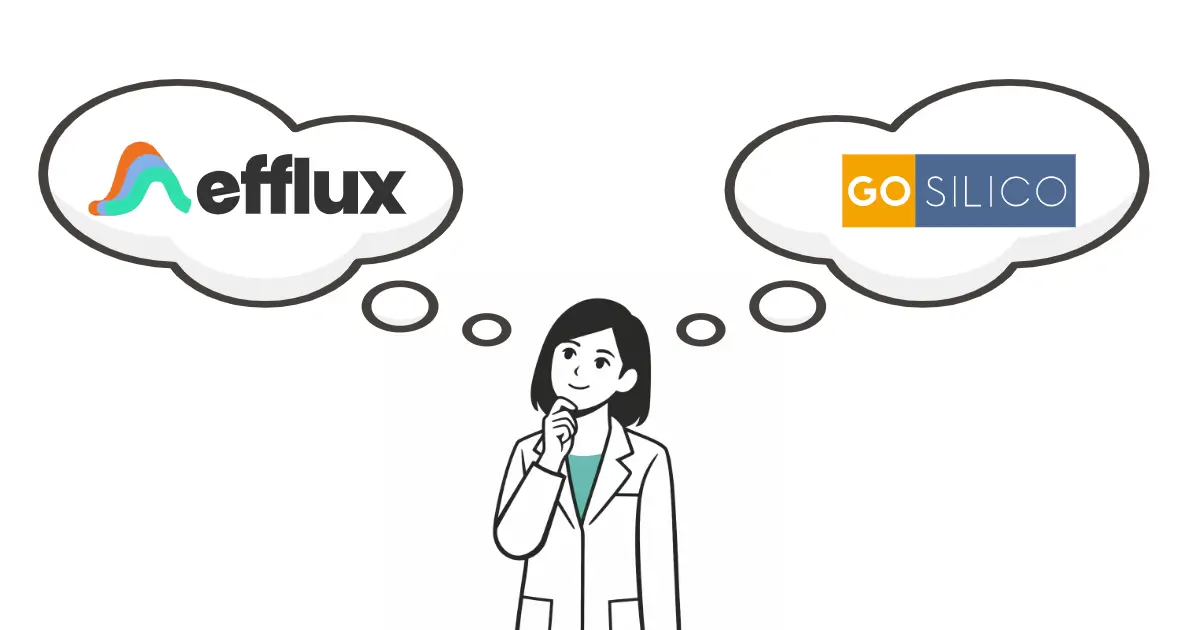Efflux vs GoSilico
